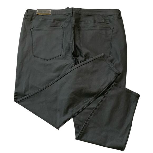 Refuge Pants Womens 24 Flat Front High Rise Skintight Legging Stretch Dark Wash - Picture 2 of 11